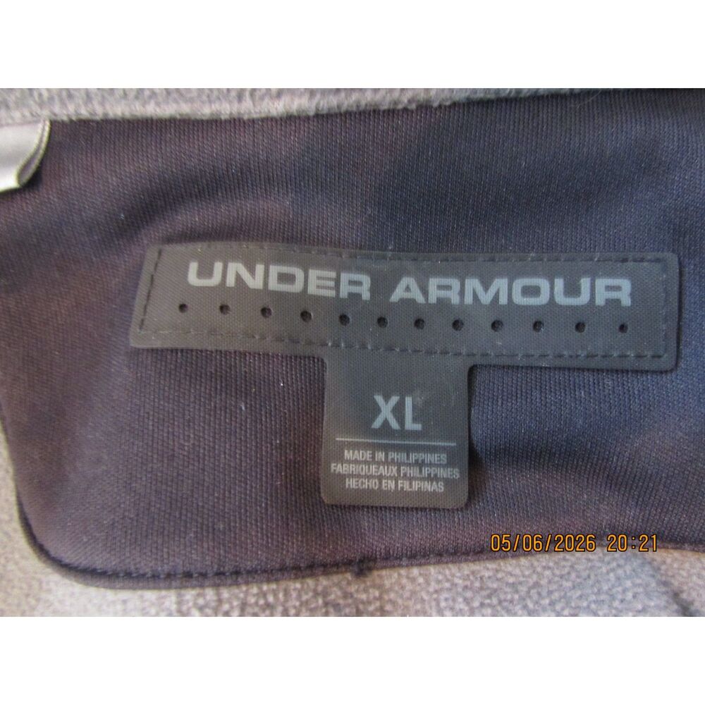 Under Armour Men's XL blue pull over jacket coat lightweight zip front pockets